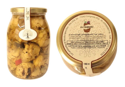 carciofi grigliati sott'olio la cantinetta