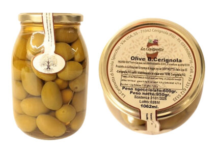 olive bella di cerignola in salamoia la cantinetta