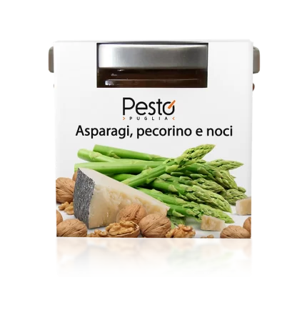pesto pugliese asparagi pecorino e noci