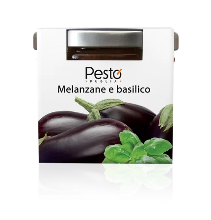 Pesto pugliese melanzane e basilico