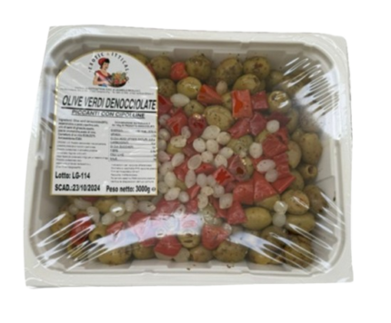 olive verdi denocciolate piccanti exotic
