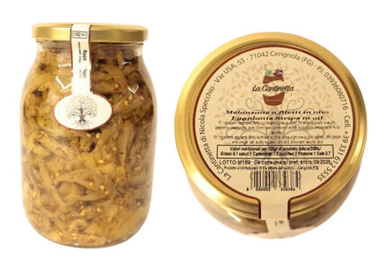 melanzane a filetti sott'olio la cantinetta