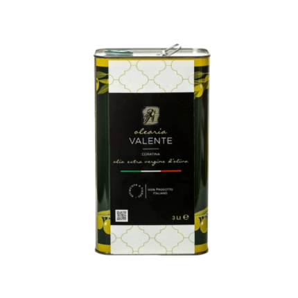 olio coratina latta 3lt olearia valente