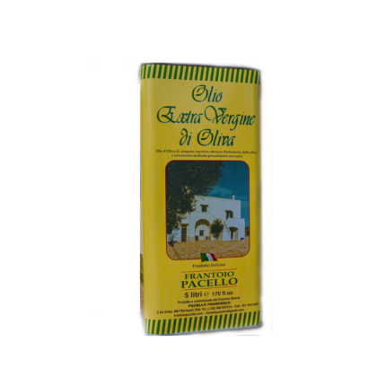 latta olio evo pacello 5lt