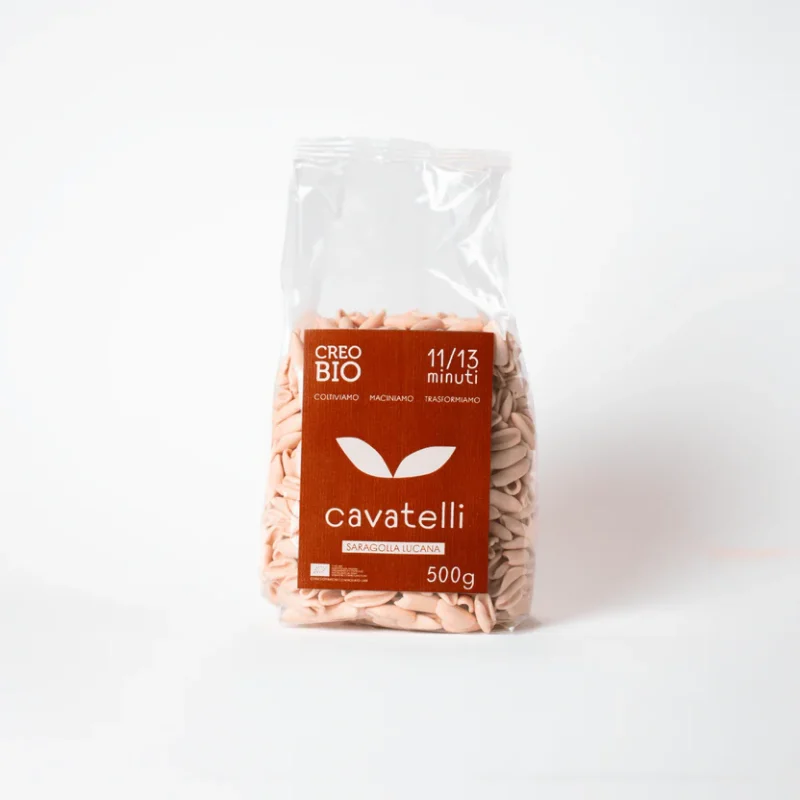 pasta cavatelli saragolla lucana biologica creobio 500g