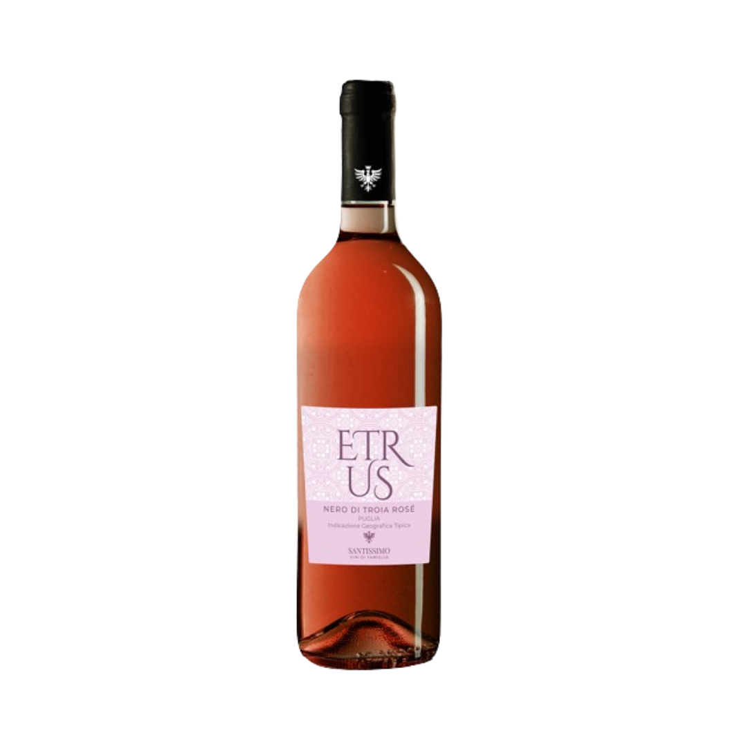 etrus rosato vino nero di troia etrus rosato vino nero di troia