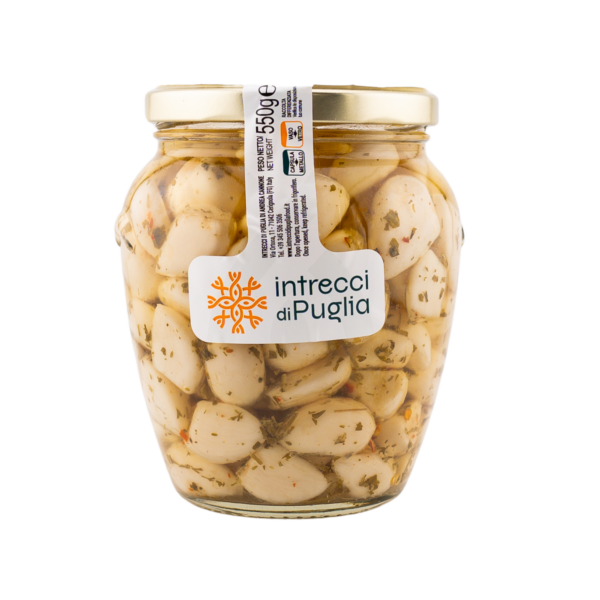 intrecci di puglia aglio aromatizzato 550gr aglio aromatizzato 550g intrecci di puglia