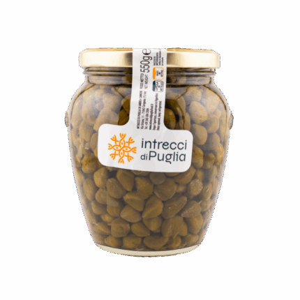Capperi in aceto 550G intrecci di puglia