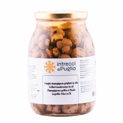 Funghi champignon grigliati 950G intrecci di puglia