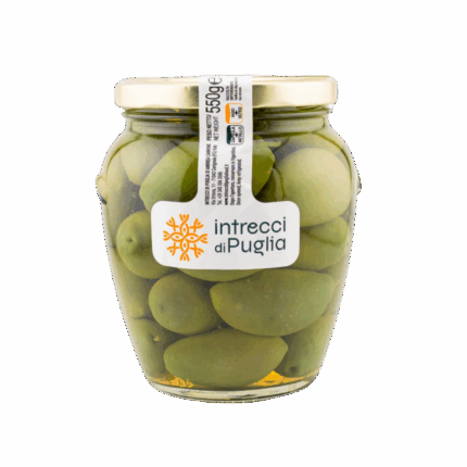 olive bella di cerignola intrecci di puglia 550gr