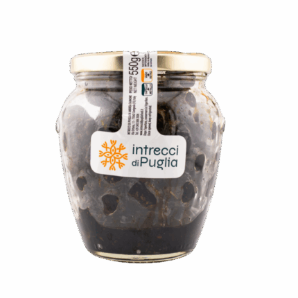 Olive nere al forno 550G intrecci di puglia