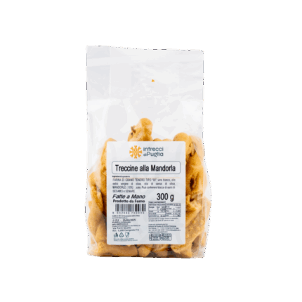 Treccine alle mandorle 300G intrecci di puglia