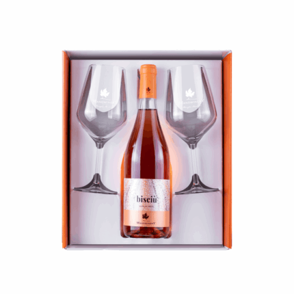 gift box bisciù vino rosato nero di troia tenute manduano