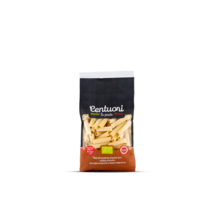 Pasta di semola Bio di grano duro trafilata al bronzo sedanini pastificio centuori