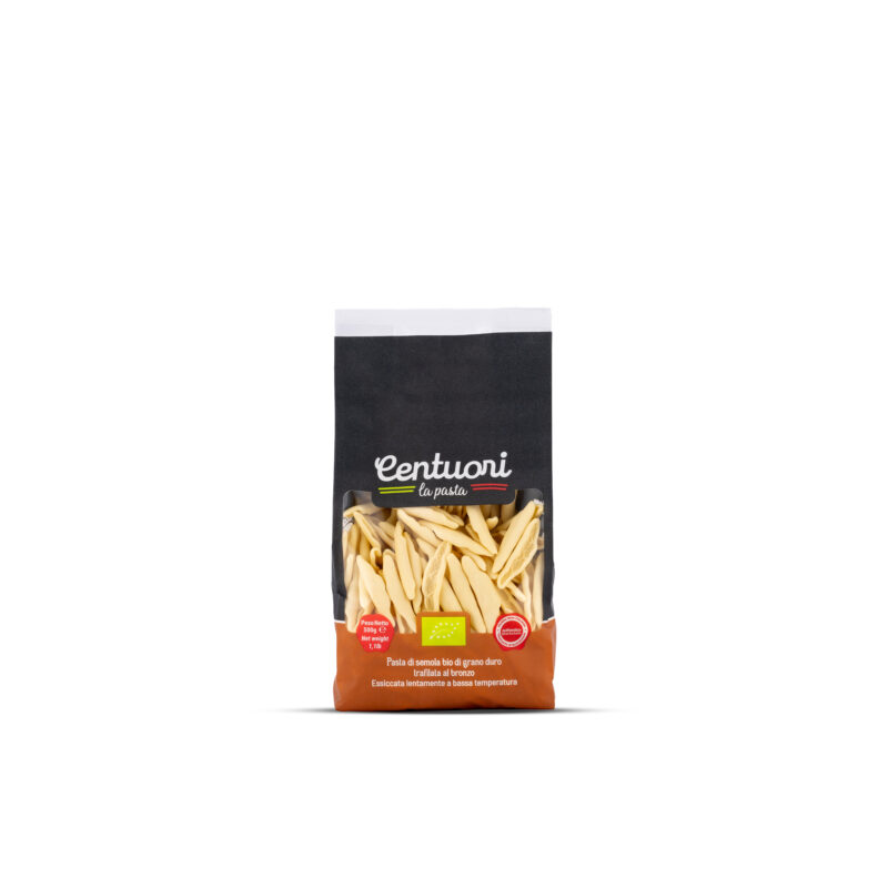Pasta di semola Bio di grano duro trafilata al bronzo cicatelli pastificio centuori