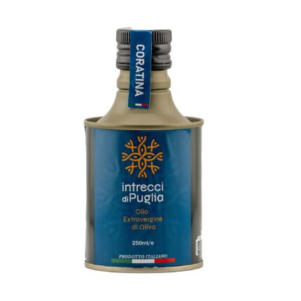 Olio Extravergine di Oliva Coratina 250ml intrecci di puglia