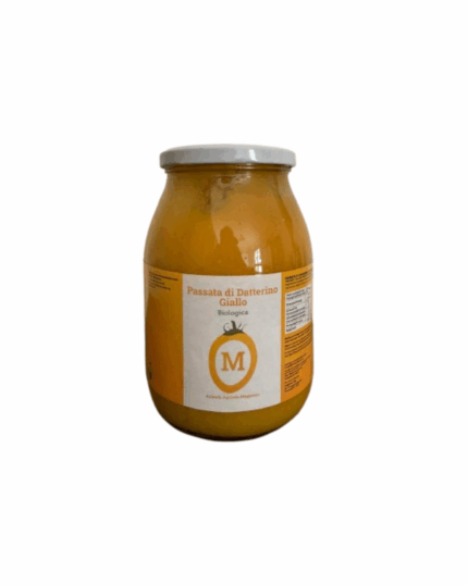 passata di pomodoro datterino giallo biologico puglia azienda agricola mogavero