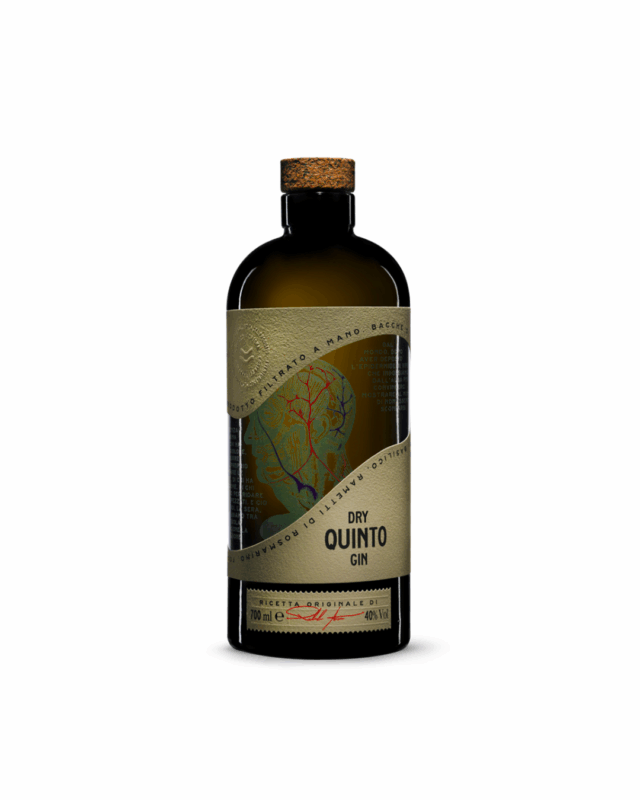 Quinto Dry Gin 700ml vol. 40% miscelatori alla radice