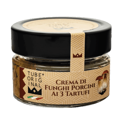 crema di funghi porcini ai 3 tartufi tubeoriginal