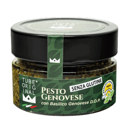 pesto genovese con basilico genovese dop senza glutine tubeoriginal