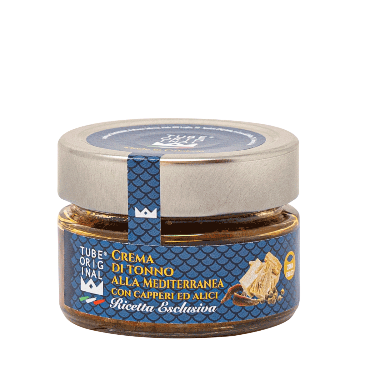 tonno90fronte crema di tonno alla mediterranea con capperi e alici tubeoriginal